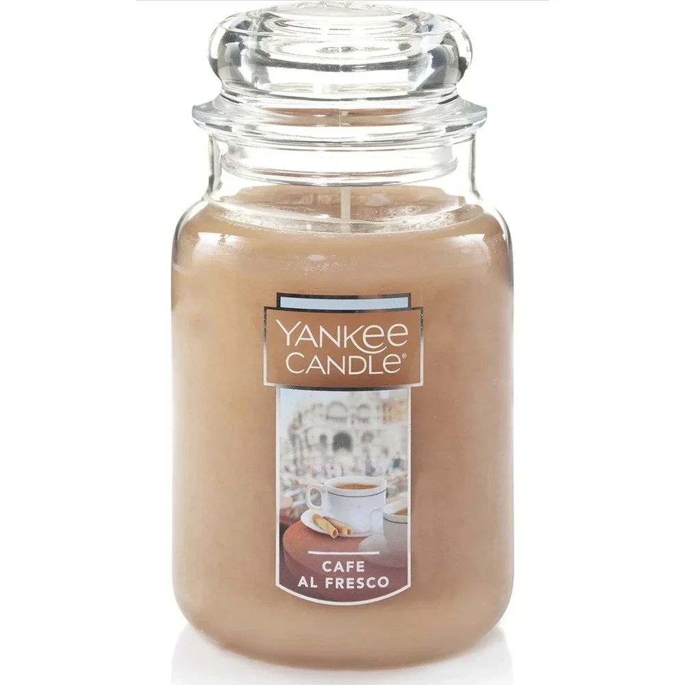 Yankee‎ Candle Cafe Al Fresco Classic Large Jar 22 Ounce Candle - NEW